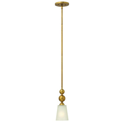 Vintage Brass Ceiling Pendant Light With E27 Socket For Led Bulbs from B&Q