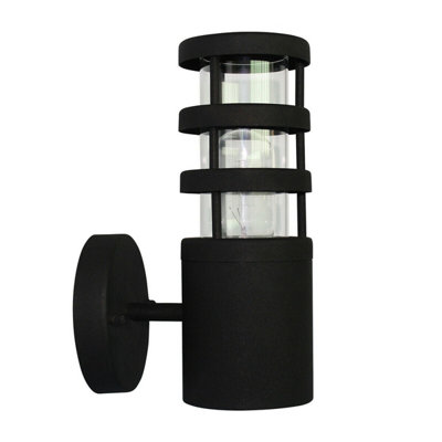  - Stylish Outdoor Ip44 Wall Light Sconce With Black Stainless Steel Finish