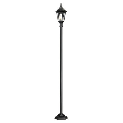Stylish Outdoor Black Ip44 Led Lamp Post With E27 Bulb Fitting from B&Q