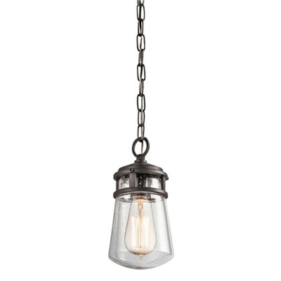 Stylish Outdoor Ip44 1 Bulb Chain Lantern In Architectural Bronze With Led E27 Socket from B&Q
