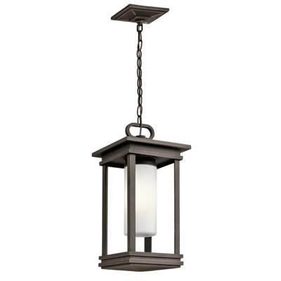 Elegant Outdoor Ip44 Rubbed Bronze Led Lantern Light With E14 Bulb from B&Q