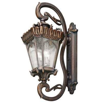  - Londonderry Outdoor Ip44 4-Bulb Led Wall LightE27 100W Sconce