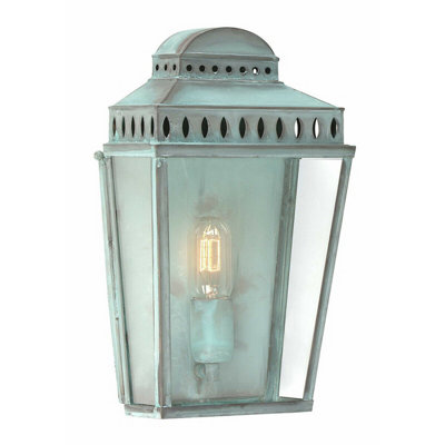 Verdigris Outdoor Ip44 Wall Light Sconce With E27 Led Bulb100W Max from B&Q