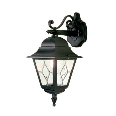 Stylish Ip43 Black Led Wall Sconce For Outdoor Use from B&Q