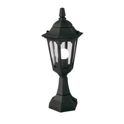 Stylish Outdoor Ip44 Black Led Pedestal Lamp With E27 Socket from B&Q