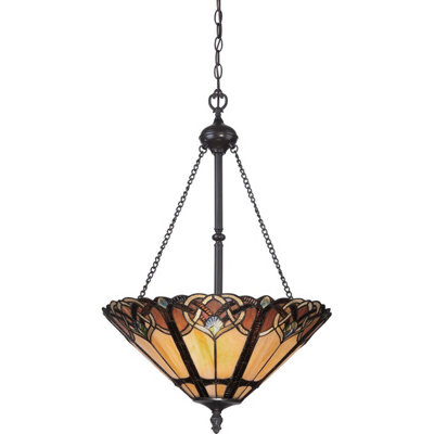 Vintage Bronze 3-Bulb Ceiling Pendant Light Fitting With E27 Socket from B&Q