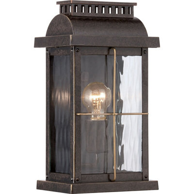 Elegant Outdoor Ip44 Wall Light In Imperial Bronze With Led E27 60W Bulb from B&Q