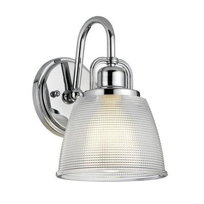 Stylish Polished Chrome Led Wall Sconce With G9 Bulb from B&Q