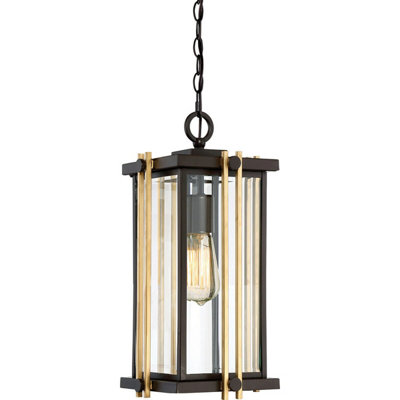 Stylish Outdoor Ip44 1 Bulb Chain Lantern In Western Bronze Finish from B&Q