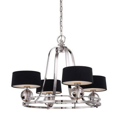 Stylish Imperial Silver 1 Bulb Chandelier Pendant Light With Led G9 3.5W Bulb