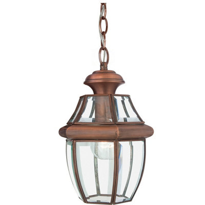 Stylish Ip23 Aged Copper Led Chain Lantern Light With E27 Socket from B&Q