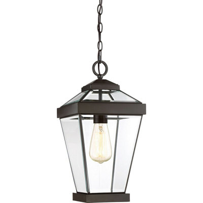 Elegant Ip23 Western Bronze Led Chain Lantern Light With E27 Socket from B&Q