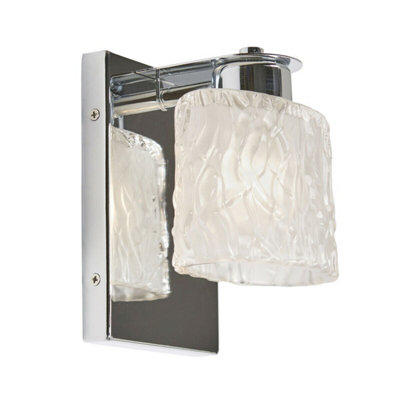 Stylish Ip44 Wall Light Sconce With Polished Chrome Finish And G9 Led Bulb from B&Q