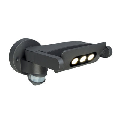 Stylish Outdoor Ip54 Graphite 3-Bulb Led Wall LightPerfect For Your Exterior from B&Q