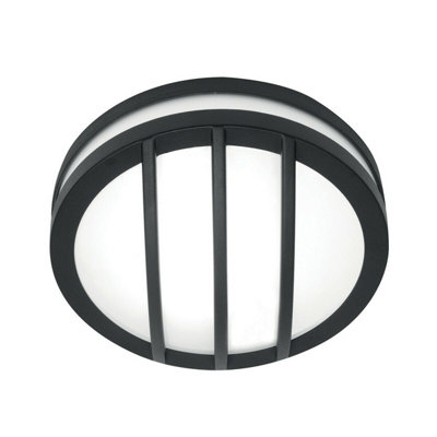 Stylish Graphite Outdoor Led Wall Light Ip54E27 60W Sconce from B&Q