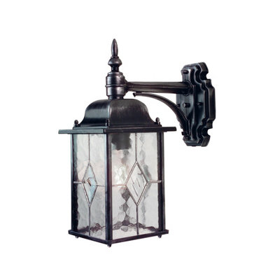  - Stylish Ip43 Black Silver Led Wall Light Sconce For Outdoor Use