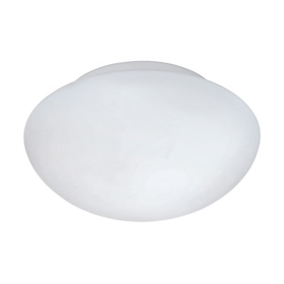 Stylish Wall And Ceiling Light With Opal Matt Shade from B&Q