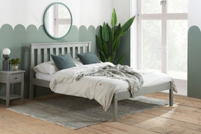 Birlea Denver Double Bed Frame In Grey from B&Q