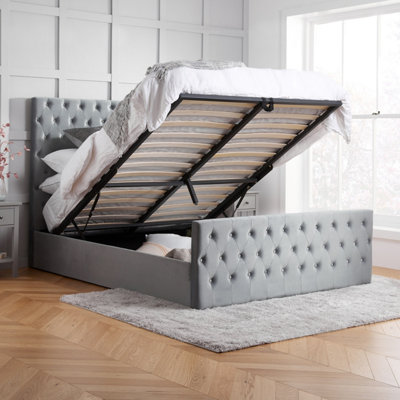 Birlea Marquis King Ottoman Bed Grey from B&Q