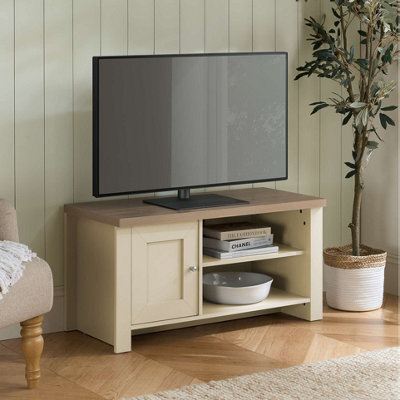 Birlea Highgate Small Tv Unit & Oak Cream