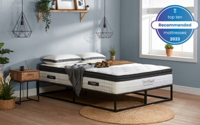 Sleepsoul Luna 1000 Pocket Memory Pillow Top Mattress Double from B&Q