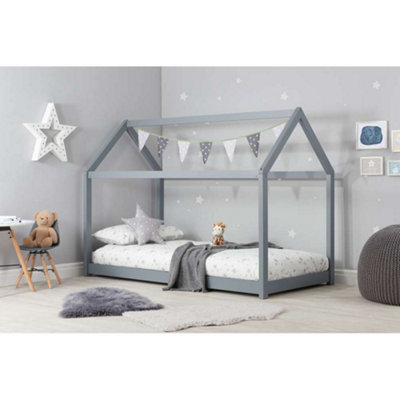 Birlea House Single Bed Frame In Grey from B&Q
