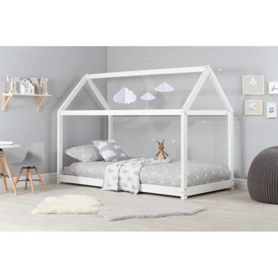 Birlea House Single Bed Frame In White from B&Q