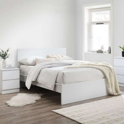 Birlea Oslo King Bed Frame In White from B&Q