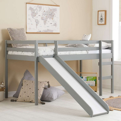 Birlea Frankie Midi Sleeper With Slide Grey from B&Q