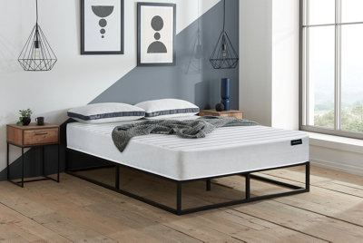 B&Q - Double Mattress Memory Foam Birlea  Comfort 135Cm 4Ft6 Pocket Sprung