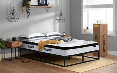 Sleepsoul Heaven Cool Gel 3000 Pocket Pillow Top Mattress Single from B&Q