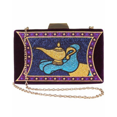 Vanilla Underground Danielle Nicole Unisex Black Genie Lamp Clutch Bag (One Size) from B&Q