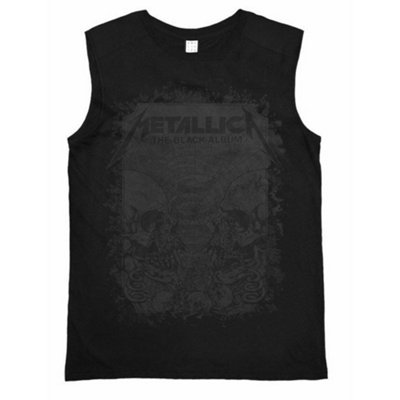 Vanilla Underground Amplified Clothing Mens Grey Metallica Sleeveless T-Shirt (Large) from B&Q
