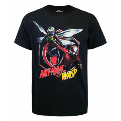 Vanilla Underground Marvel Mens Black Ant-ManWasp Short Sleeved T-Shirt (Xx-Large) from B&Q
