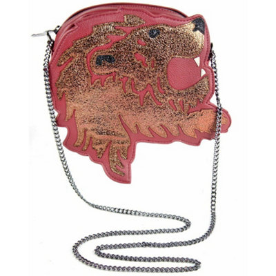 Vanilla Underground Danielle Nicole Womens Pink Gryffindor Lion Cross Body Bag (One Size) from B&Q