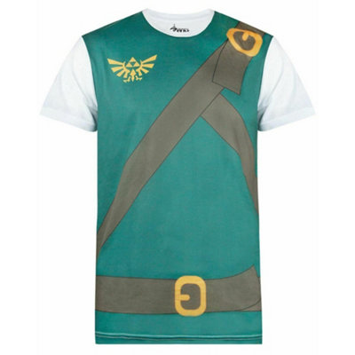 Vanilla Underground Nintendo Mens Green Link Short Sleeved T-Shirt (Xx-Large) from B&Q