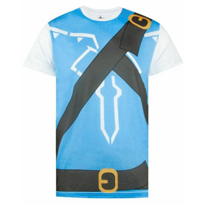 Vanilla Underground Nintendo Mens Blue Link Short Sleeved T-Shirt (Xx-Large) from B&Q