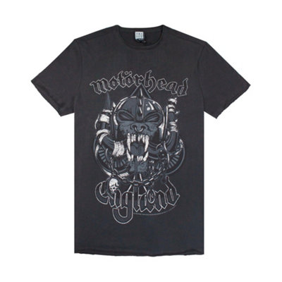 Vanilla Underground Amplified Clothing Mens Grey Motorhead Short Sleeved T-Shirt (Small) from B&Q