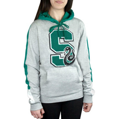 Vanilla Underground Harry Potter Unisex Grey Slytherin Hoodie (Large) from B&Q
