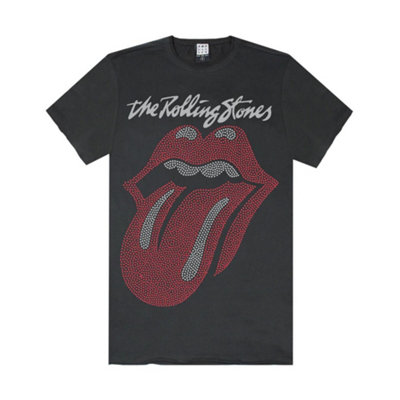 Vanilla Underground Amplified Clothing Mens Grey Rolling Stones Short Sleeved T-Shirt (Small) from B&Q