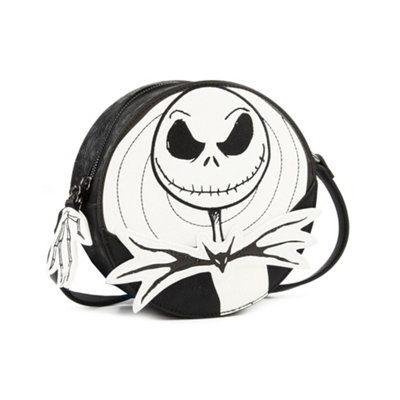 Vanilla Underground Danielle Nicole The Nightmare Before Christmas Womens White Jack Skellington Cross Body Bag (One Size) from B&Q