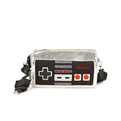 Vanilla Underground Danielle Nicole Womens Black Super Mario Cross Body Bag (One Size)