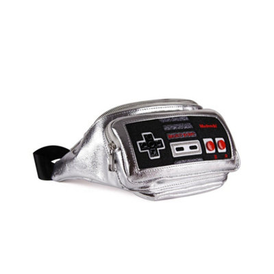 Vanilla Underground Danielle Nicole Womens Silver Nintendo Bum Bag (One Size)