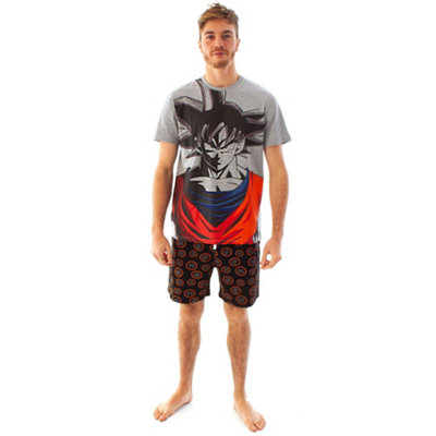 Vanilla Underground Dragon Ball Z Mens Grey Goku Short Sleeve Short Leg Pyjama Set (Xx-Large) from B&Q