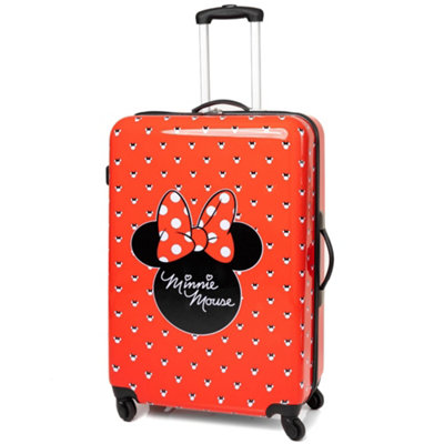 Vanilla Underground Disney Womens Red Minnie Mouse Medium Suitcase (Medium) from B&Q