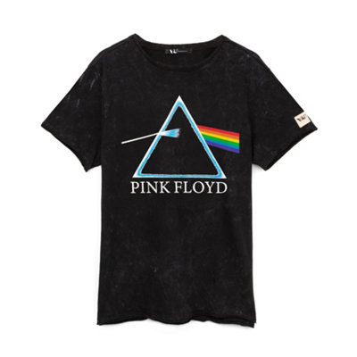 Vanilla Underground Pink Floyd Unisex Black Album Logo Short Sleeved T-Shirt (Small) from B&Q