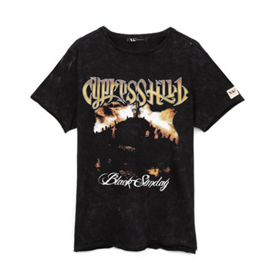 Vanilla Underground Cypress Hill Mens Black Album Cover Short Sleeved T-Shirt (Small) from B&Q