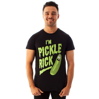 Vanilla Underground Rick And Morty Mens Black I'm Pickle Rick Slogan Graphic Short Sleeved T-Shirt (Xx-Large) from B&Q