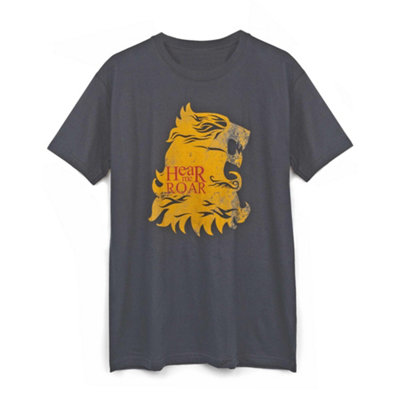 Vanilla Underground Game Of Thrones Mens Grey Short Sleeved T-Shirt (Small)