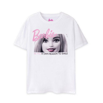 Vanilla Underground Barbie Womens White Barbie Doll Short Sleeved T-Shirt (Medium) from B&Q